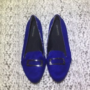 9 DANA BUCHMAN Suede Loafers
